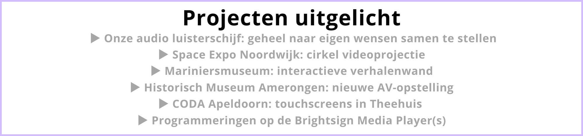 Projecten Uitgelicht