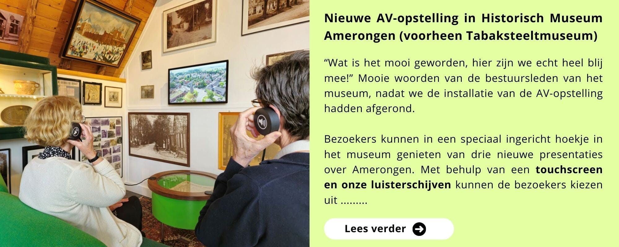 AV Opstelling Historisch Museum Amerongen