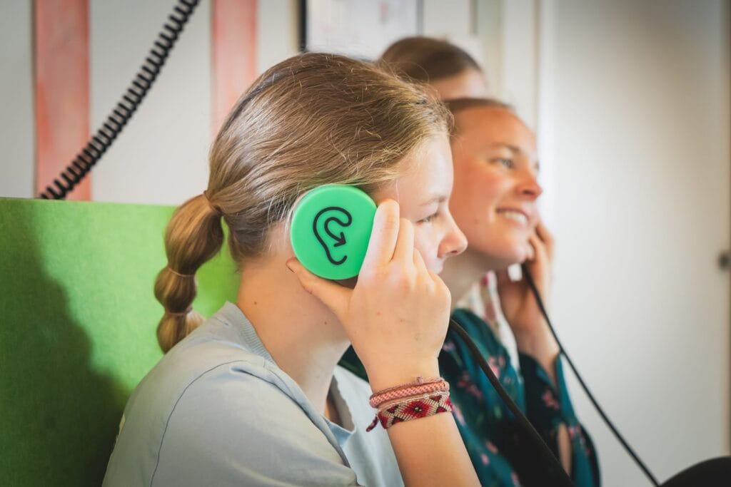 Onze zes audio luisterschijven
geheel naar wensen van de
vormgever samengesteld
(logo en kleur)